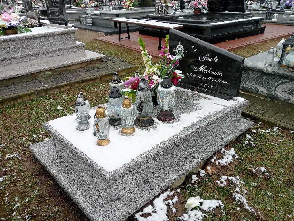 Grób Aniela Maksim
